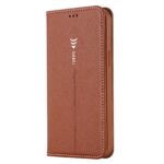 For iPhone 12 Pro Max GEBEI PU+TPU Horizontal Flip Protective Case with Holder & Card Slots(Brown) - Image 2