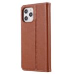 For iPhone 12 Pro Max GEBEI PU+TPU Horizontal Flip Protective Case with Holder & Card Slots(Brown) - Image 3