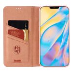 For iPhone 12 mini GEBEI PU+TPU Horizontal Flip Protective Case with Holder & Card Slots (Rose Gold) - Image 4