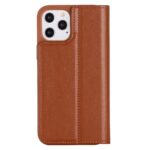 For iPhone 12 mini GEBEI PU+TPU Horizontal Flip Protective Case with Holder & Card Slots (Brown) - Image 3