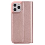 For iPhone 12 Pro Max GEBEI PU+TPU Horizontal Flip Protective Case with Holder & Card Slots(Rose Gold) - Image 3