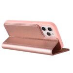 For iPhone 12 Pro Max GEBEI PU+TPU Horizontal Flip Protective Case with Holder & Card Slots(Rose Gold) - Image 5