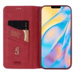 For iPhone 12 Pro Max GEBEI PU+TPU Horizontal Flip Protective Case with Holder & Card Slots(Red) - Image 4