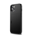 For iPhone 12 Pro Max Shockproof Rugged Armor Protective Case with Card Slot(Black) - Image 2