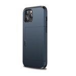 For iPhone 12 Pro Max Shockproof Rugged Armor Protective Case with Card Slot(Dark Blue) - Image 2