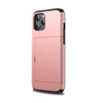 For iPhone 12 Pro Max Shockproof Rugged Armor Protective Case with Card Slot(Rose Gold) - Image 2
