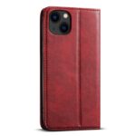 For iPhone 12 mini Suteni J02 Oil Wax Wallet Leather Phone Case(Red) - Image 3