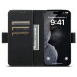For iPhone 13 Pro SUTENI J07 Multifunctional Horizontal Flip Magsafe Leather Phone Case(Black) - Image 3