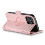 For iPhone 13 Pro SUTENI J07 Multifunctional Horizontal Flip Magsafe Leather Phone Case(Pink) - Image 4