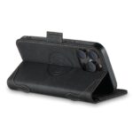 For iPhone 15 Pro SUTENI J07 Multifunctional Horizontal Flip Magsafe Leather Phone Case(Black) - Image 4