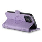 For iPhone 15 Pro SUTENI J07 Multifunctional Horizontal Flip Magsafe Leather Phone Case(Purple) - Image 4