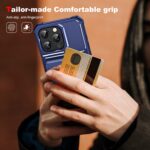 For iPhone 15 Pro ENKAY Hat-Prince Card Slot Wallet TPU Back Leather Phone Case with Lens Film(Black) - Image 7