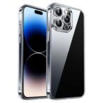 For iPhone 14 Pro Max Kalebol Highly Transparent PC Hybrid TPU Phone Case