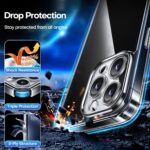 For iPhone 14 Kalebol Highly Transparent PC Hybrid TPU Phone Case - Image 3