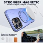 For iPhone 13 Pro Max Kalebol Magnetic MagSafe Rotation Holder PC Phone Case(Lilac) - Image 2