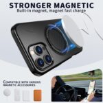 For iPhone 13 Pro Kalebol Magnetic MagSafe Rotation Holder PC Phone Case(Black) - Image 2