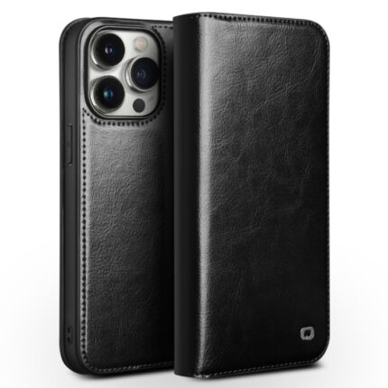 QIALINO Classic Genuine Leather Phone Case...