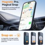 For iPhone 17 Pro Max XDcase Skin Feel Magnetic Frosted Phone Case with Lens Film(Midnight Blue) - Image 5