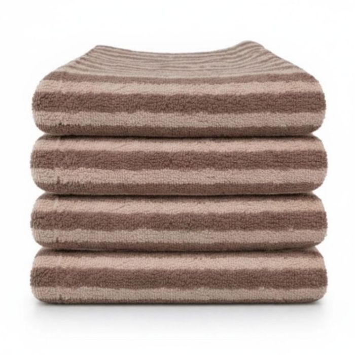 Durable plush 100% cotton towel 600GSM, large 50x90 cm retains softness wash after wash