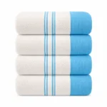 Close-up textured loop cotton fibres 600GSM - IZORRA towel fabric detail