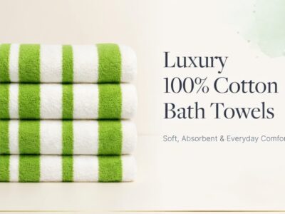 Close-up textured loop cotton fibres 600GSM - IZORRA towel fabric detail