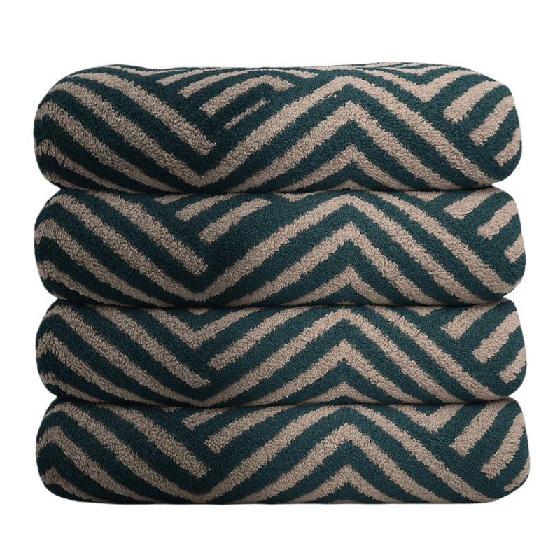 Forest Green Cotton Bath Sheet in 600GSM 100% combed long-staple cotton, 75 x 150 cm