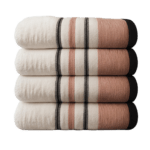 Soft absorbent 600GSM bath towel in white — premium 100% cotton, fast drying and machine washable