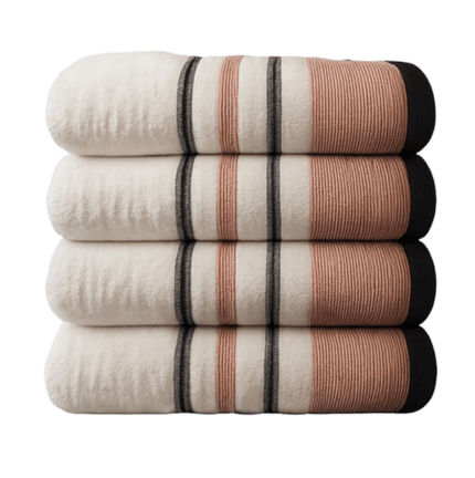 Soft absorbent 600GSM bath towel in white — premium 100% cotton, fast drying and machine washable