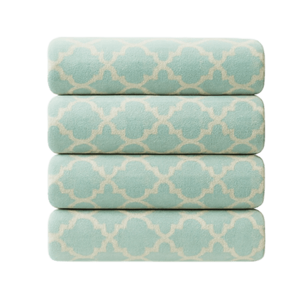 Luxury 100% cotton large bath towel 600GSM in Green Soft absorbent 75x150 cm for home hotel & spa