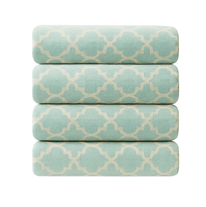 Luxury 100% cotton large bath towel 600GSM in Green Soft absorbent 75x150 cm for home hotel & spa