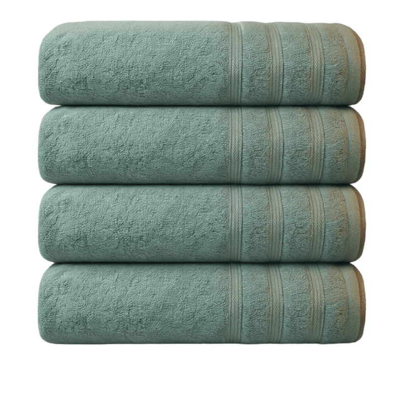 Seafoam Cotton Bath Sheet in 600GSM 100% combed long-staple cotton, 75 x 150 cm