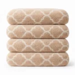 IZORRA 100% cotton bath towel 75x150 cm 600GSM — folded hero shot