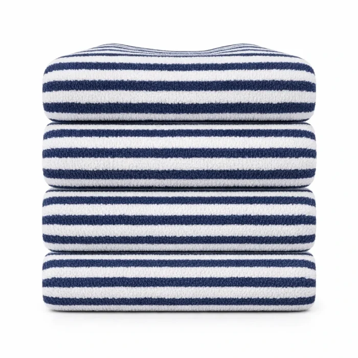 Hotel-grade 600GSM bath towel 50x90 cm, 100% cotton plush, absorbent and built for frequent washing