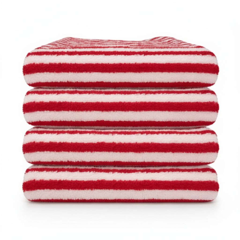 Luxury Bath Towel Close-up - 600GSM Texture Close-up of 600GSM towel texture — 100% cotton loops showing plush, absorbent construction, 50x90 cm size