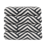 Durable plush 100% cotton towel 600GSM, large 75x150 cm - retains softness wash after wash