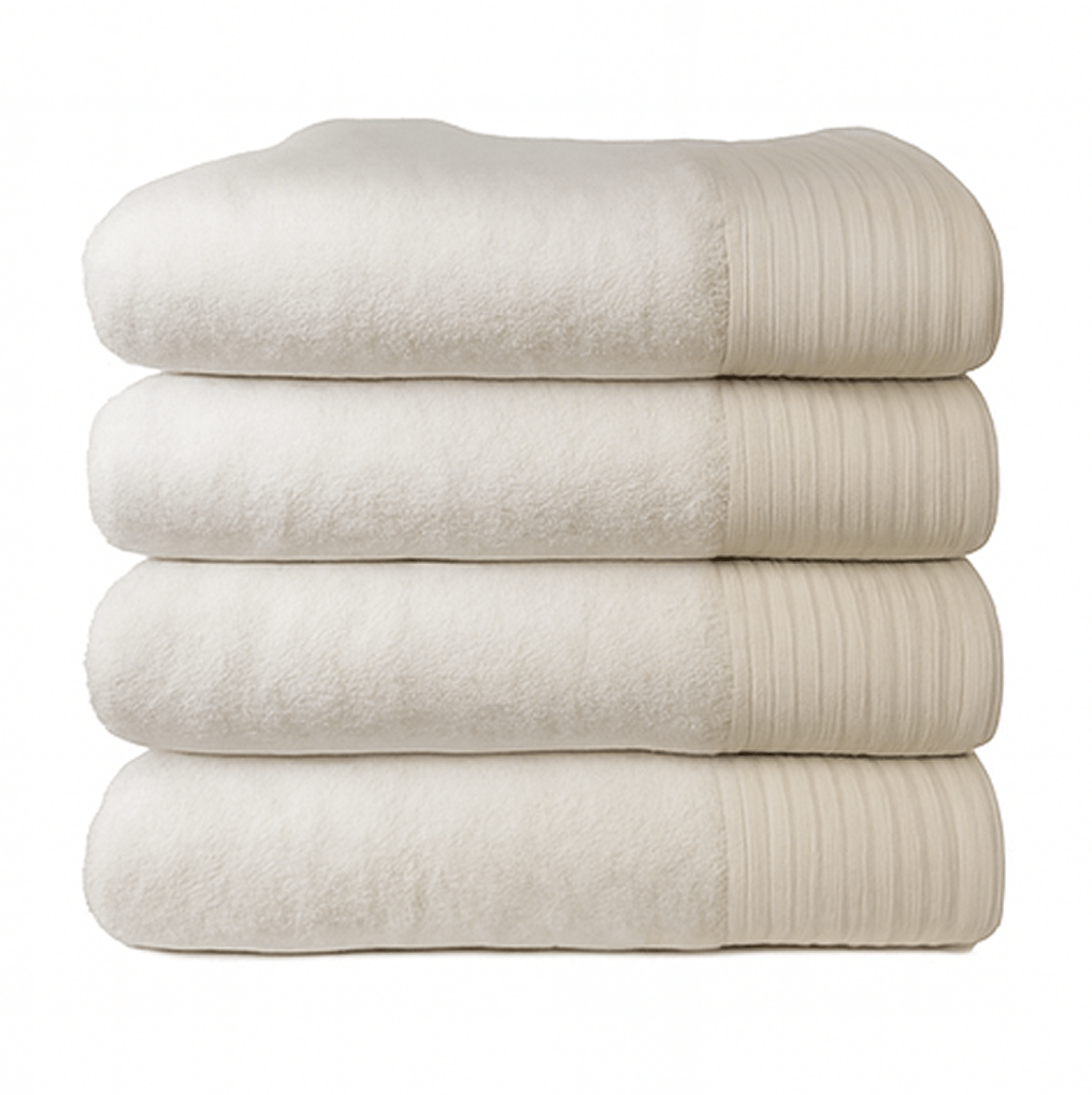 4-Piece Cotton Towel Set - 600GSM 100% cotton