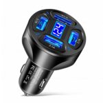 WGS-G36 3.1A 4 in 1 Digital Display Car Charger with Volt...