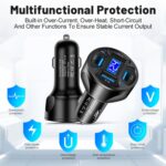 WGS-G36 3.1A 4 in 1 Digital Display Car Charger with Volt... - Image 3