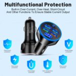WGS-G37 5 in 1 Digital Display Super Fast Charging Car Ch... - Image 3