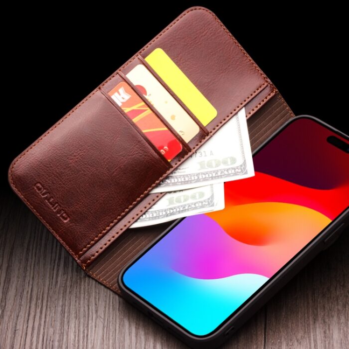 QIALINO Classic Genuine Leather Phone Case... - Image 8