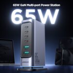 JOYROOM JR-TCM02 6 in 1 65W GaN 4 USB-C & 2 USB-A Multi-p... - Image 2