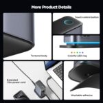 JOYROOM JR-TCM02 6 in 1 65W GaN 4 USB-C & 2 USB-A Multi-p... - Image 7