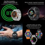 AK77 BT Call Smart Watch, Support Blood Oxygen / Blood Pressure / Heart Rate / Sports Health Monitoring Fitness Tracker - Image 9