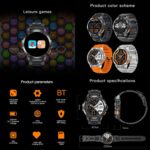 AK77 BT Call Smart Watch, Support Blood Oxygen / Blood Pressure / Heart Rate / Sports Health Monitoring Fitness Tracker - Image 11