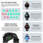 AK83 BT Call Smart Watch, Support Blood Pressure / Heart Rate / Sports Health Monitoring Fitness Tracker - Image 8