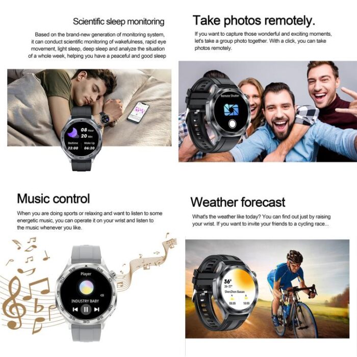 AK83 BT Call Smart Watch, Support Blood Pressure / Heart Rate / Sports Health Monitoring Fitness Tracker - Image 9