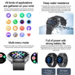 AK83 BT Call Smart Watch, Support Blood Pressure / Heart Rate / Sports Health Monitoring Fitness Tracker - Image 10