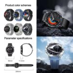 AK83 BT Call Smart Watch, Support Blood Pressure / Heart Rate / Sports Health Monitoring Fitness Tracker - Image 11