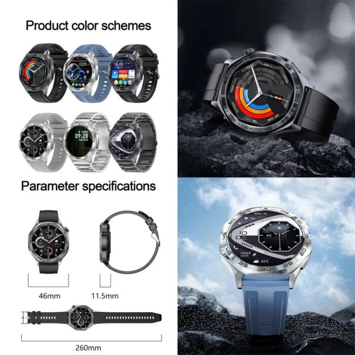 AK83 BT Call Smart Watch, Support Blood Pressure / Heart Rate / Sports Health Monitoring Fitness Tracker - Image 11