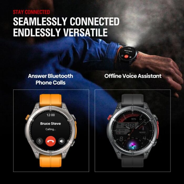 Zeblaze Stratos 4 Rugged Outdoor GPS Smart Watch 1.43 inch Screen 5 ATM & IP69K - Image 13